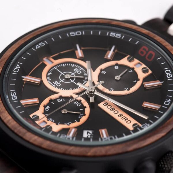 BOBO BIRD Men's Luxury Stainless Steel Chronograph - Image 5